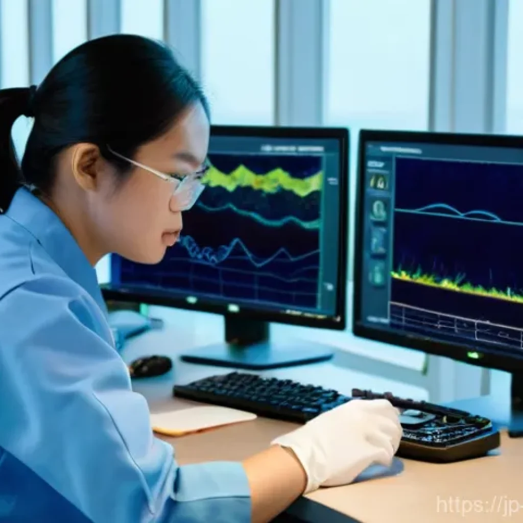 수질환경 관련 직무의 장단점 - **Prompt:** A highly dedicated water quality management professional, an adult East Asian woman in h...