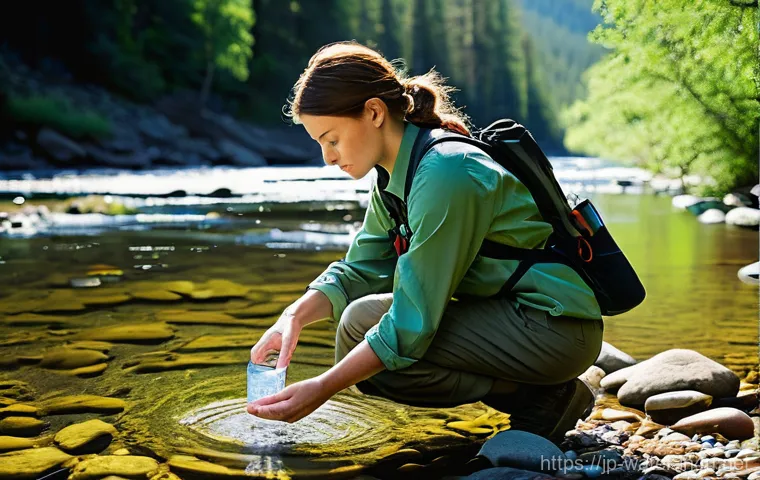 수질환경 기사 자격증과 직업 안정성 - **Prompt:** A vibrant, collaborative scene in a contemporary environmental consulting office. Four p...